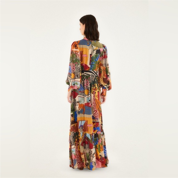Farm Rio: Tropical Multicolor Long Sleeve
Maxi Dress - Picture 11 of 11